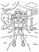Image result for Zookeeper Elephant Coloring Page