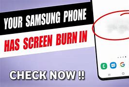 Image result for Burn in Screen Phone Example