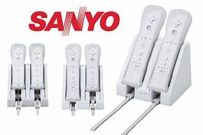 Image result for Sanyo Contactless Charger Set for Wii Remote