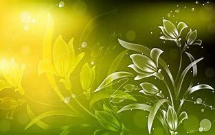 Image result for Green Flower Design