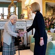 Image result for Picture of Queen with Liz Truss