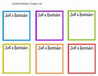 Image result for Reminder Note Template