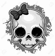 Image result for Cute Girly Skulls