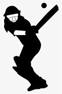 Image result for Women Cricket Silhouette