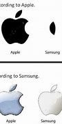 Image result for Apple and Samsung Logo Origin Meme