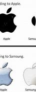 Image result for Apple Samsung Logo Placement