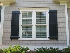 Image result for White Window Shutters Exterior