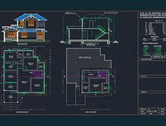 Image result for AutoCAD House Plans with Dimensions