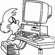 Image result for Kid On Computer Drawing