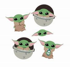 Image result for Baby Yoda Stickers