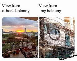 Image result for Clean Balcony Meme