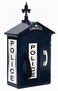 Image result for Antique Texas Police Call Box