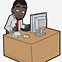 Image result for Cartoon Guy On Computer