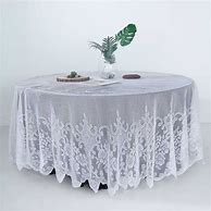Image result for Round Lace Tablecloth