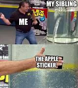 Image result for Stickers On Apple's Meme