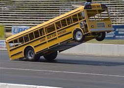 Image result for School Bus Drag Racing