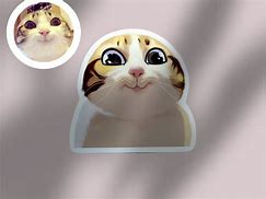Image result for Smiling Cat Meme Sticker