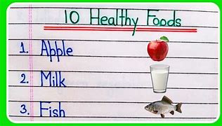 Image result for Healthy Food with Names