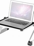 Image result for Adjustable Computer Stand On Wheels