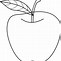 Image result for White Drawing of Apple Clip Art