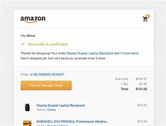 Image result for Amazon Order Confirmation