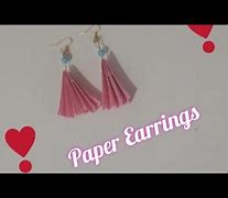 Image result for How to Make Paper Earrings Kids