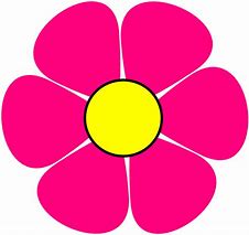 Image result for Pink and Yellow Flower Clip Art