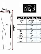 Image result for Track Pant Size Chart India