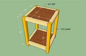 Image result for End Table Woodworking Plans
