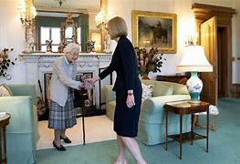 Image result for Queen and Liz Truss