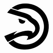 Image result for Atlanta Hawks Logo Black and White