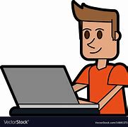 Image result for Person Using Computer Icon