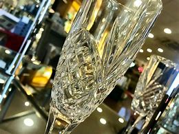 Image result for 6 Each Crystal Champagne Glasses