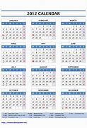 Image result for Year Calander 2012