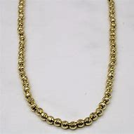 Image result for Yellow Gold Beaded Chain