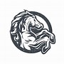 Image result for Black Mustang Horse Clip Art