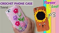 Image result for Crochet iPhone Case with Flowers Pattern Free