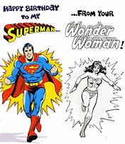 Image result for Wonder Woman Happy Birthday Cartoon