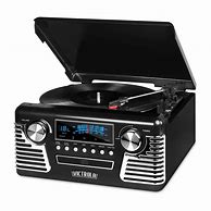 Image result for Console Stereo with Turntable Speakers