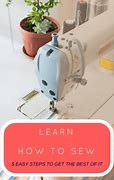 Image result for How to Sew 5 Steps