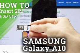 Image result for Samsung Galaxy A10 Sim Card Slot