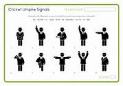 Image result for Cricket Hand Signals for Keeper