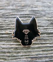 Image result for Lapel Pins Wolf Skull