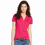 Image result for Ralph Lauren Pink Polo Shirt Women