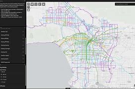 Image result for Los Angeles Bus Routes Map