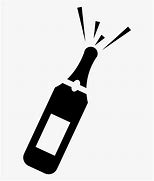 Image result for Champagne Bottle Flat Art