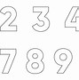 Image result for Number Cutouts 1-10