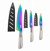 Image result for Rainbow Kitchen Knives
