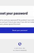 Image result for Password Reset Email Alert