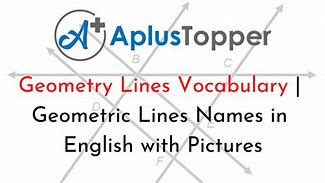 Image result for Geometric Lines Names
